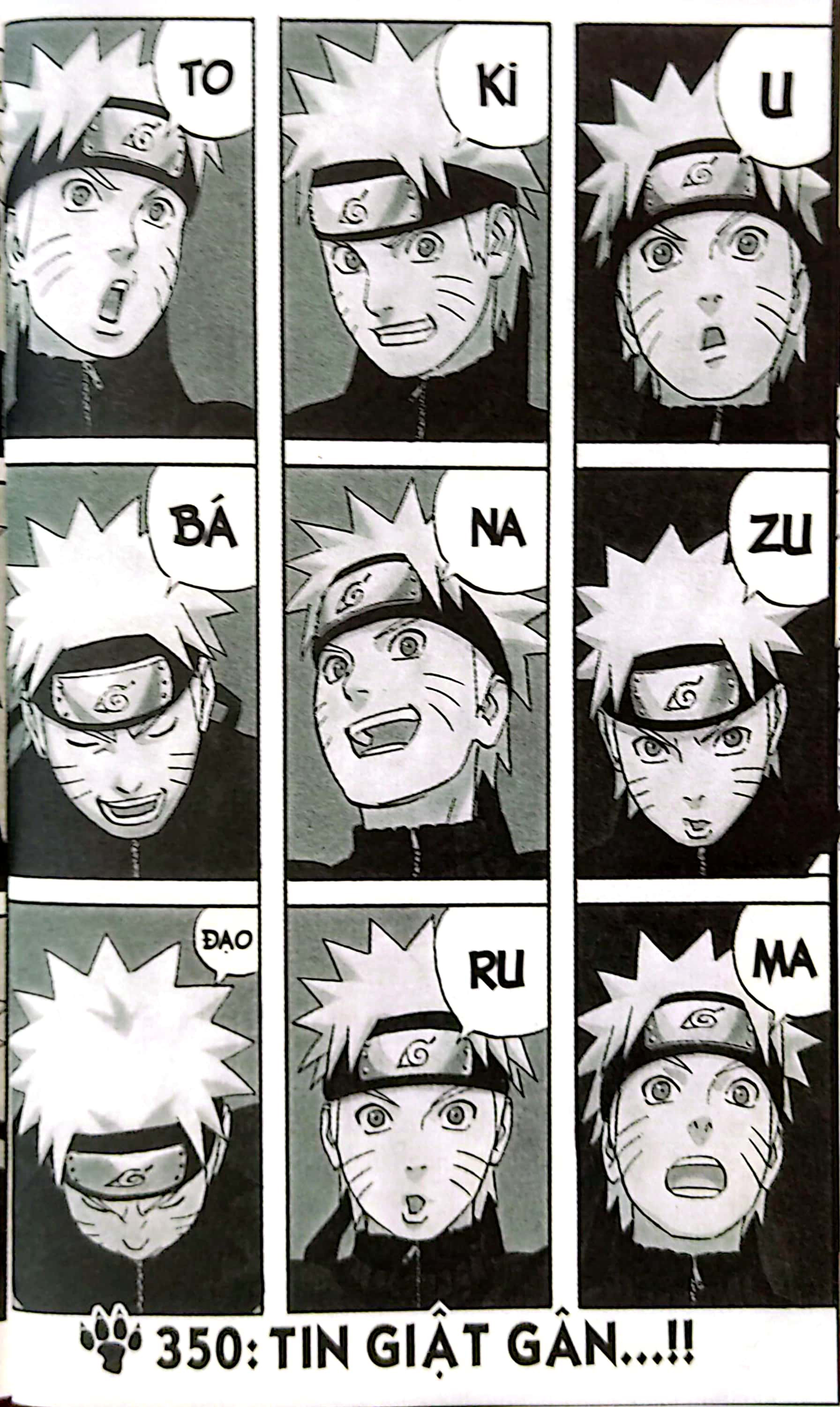 bộ naruto - tập 39 - hành động (tái bản 2022)