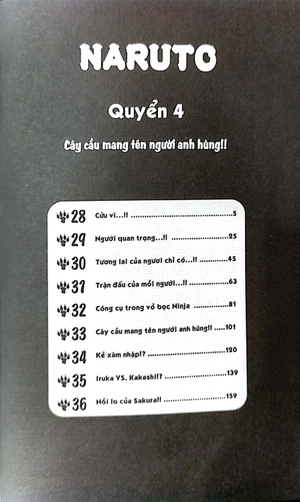 bộ naruto - tập 4 - cây cầu mang tên người anh hùng!! (tái bản 2022)