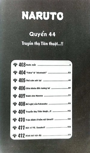 bộ naruto - tập 44 - truyền thụ tiên thuật…!! (tái bản 2022)