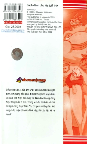 bộ naruto - tập 44 - truyền thụ tiên thuật…!! (tái bản 2022)