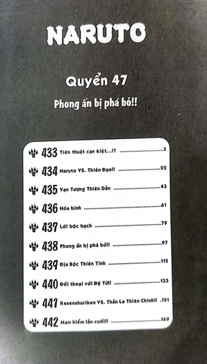 bộ naruto - tập 47 - phong ấn bị phá bỏ!! (tái bản 2022)