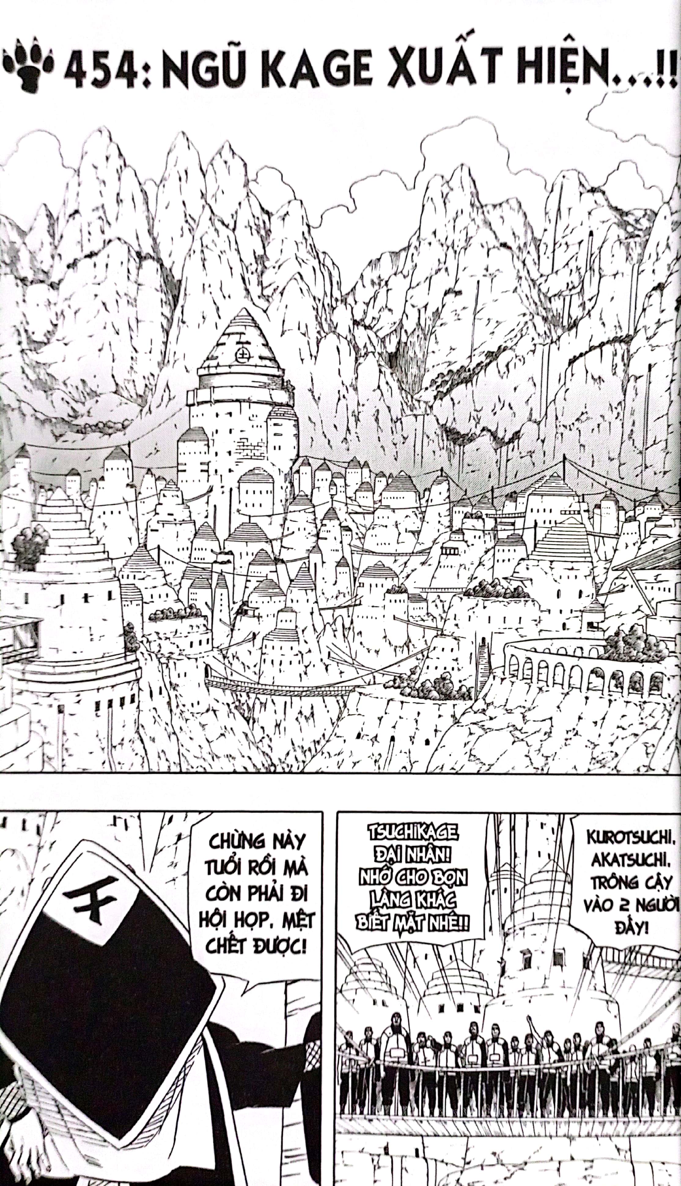 bộ naruto - tập 49 - hội đàm ngũ kage, bắt đầu…!! (tái bản 2022)