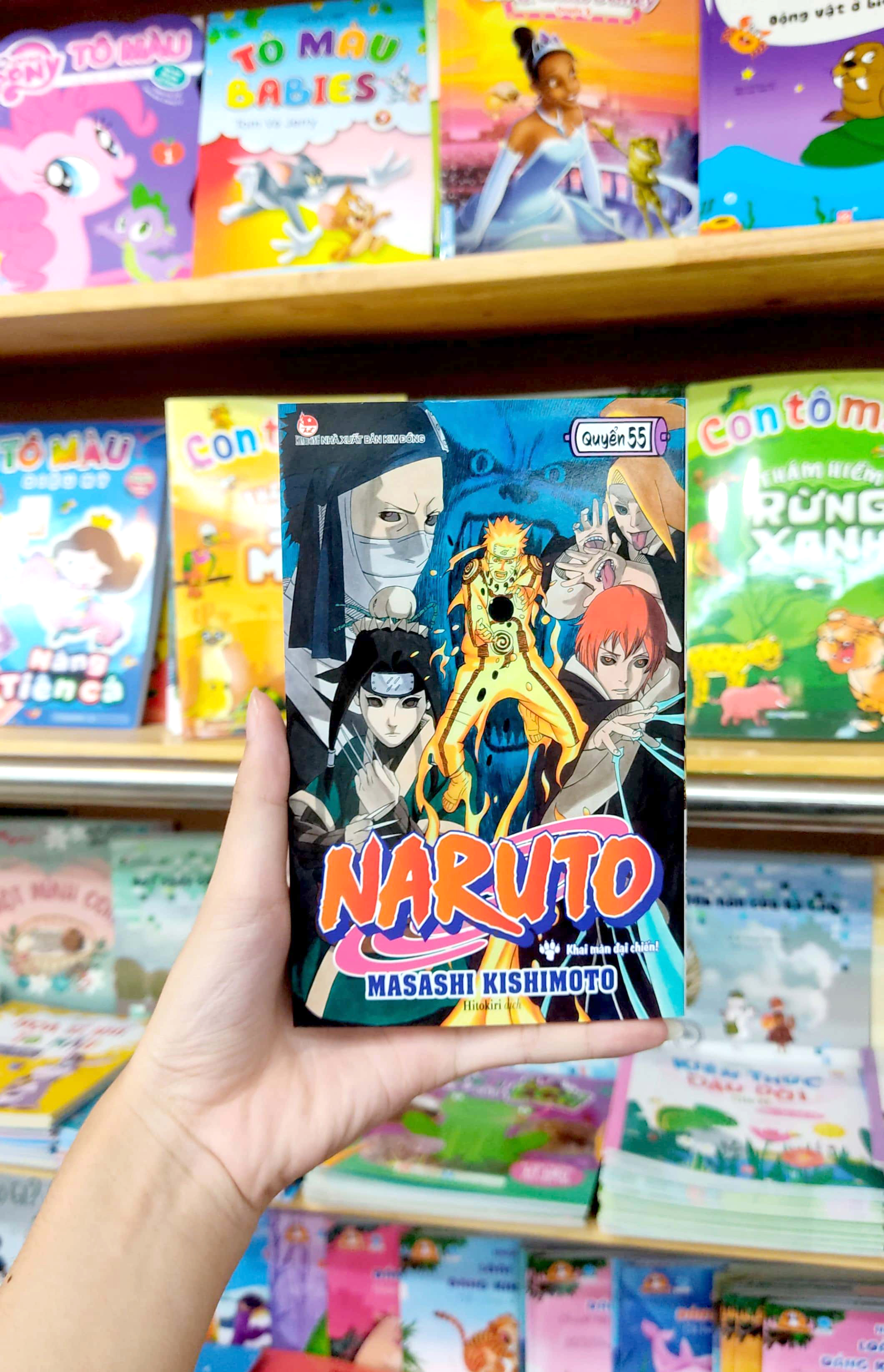 bộ naruto - tập 55 - khai màn đại chiến! (tái bản 2022)