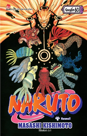 bộ naruto - tập 60 - kurama (tái bản 2022)