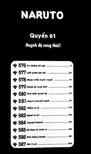 bộ naruto - tập 61 - huynh đệ song thủ!! (tái bản 2022)