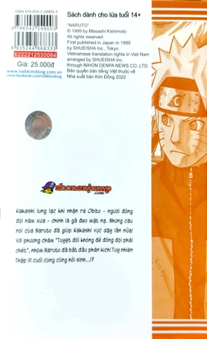 bộ naruto - tập 64 - thập vĩ (tái bản 2022)