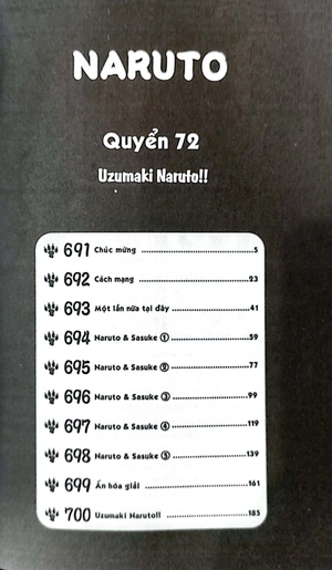 bộ naruto - tập 72 - uzumaki naruto!! (tái bản 2023)