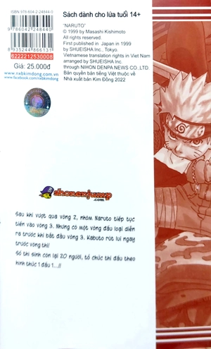 bộ naruto - tập 8 - trận chiến sống còn!! (tái bản 2022)