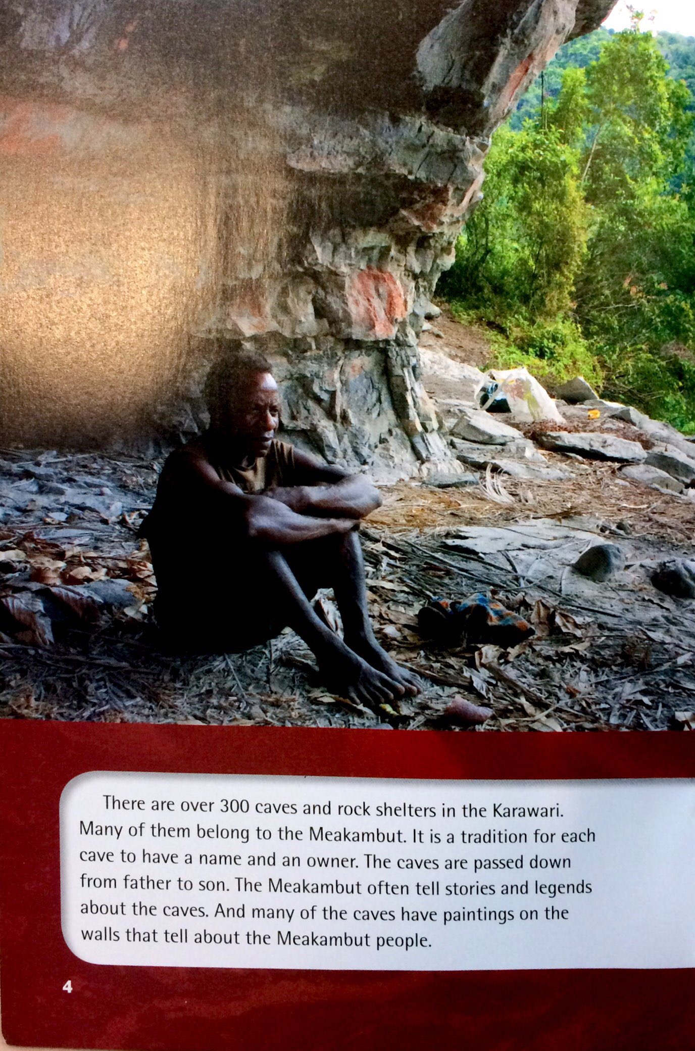 bộ national geographic learning - our world readers - level 5: the cave people of the karawari, a disappearing culture (american english)