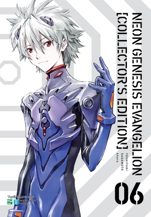 bộ neon genesis evangelion - collectorℹs edition - tập 6 - tặng kèm shikishi nhân vật shinji và kaworu