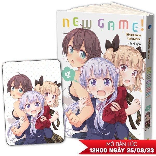 bộ new game - tập 4 - tặng kèm postcard