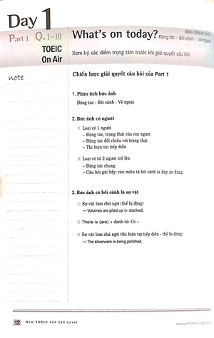 bộ new toeic 4n4 520 level (kèm cd)