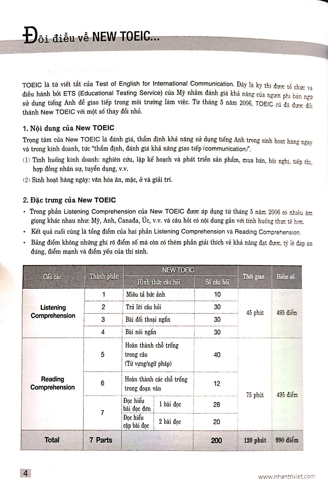 bộ new toeic 4n4: 620 level