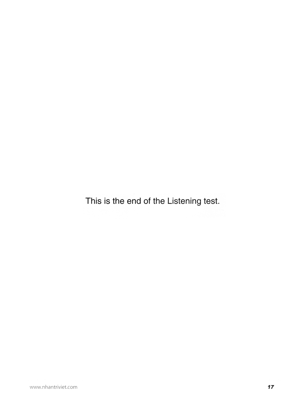 bộ new toeic actual test part 3,4 (kèm cd)