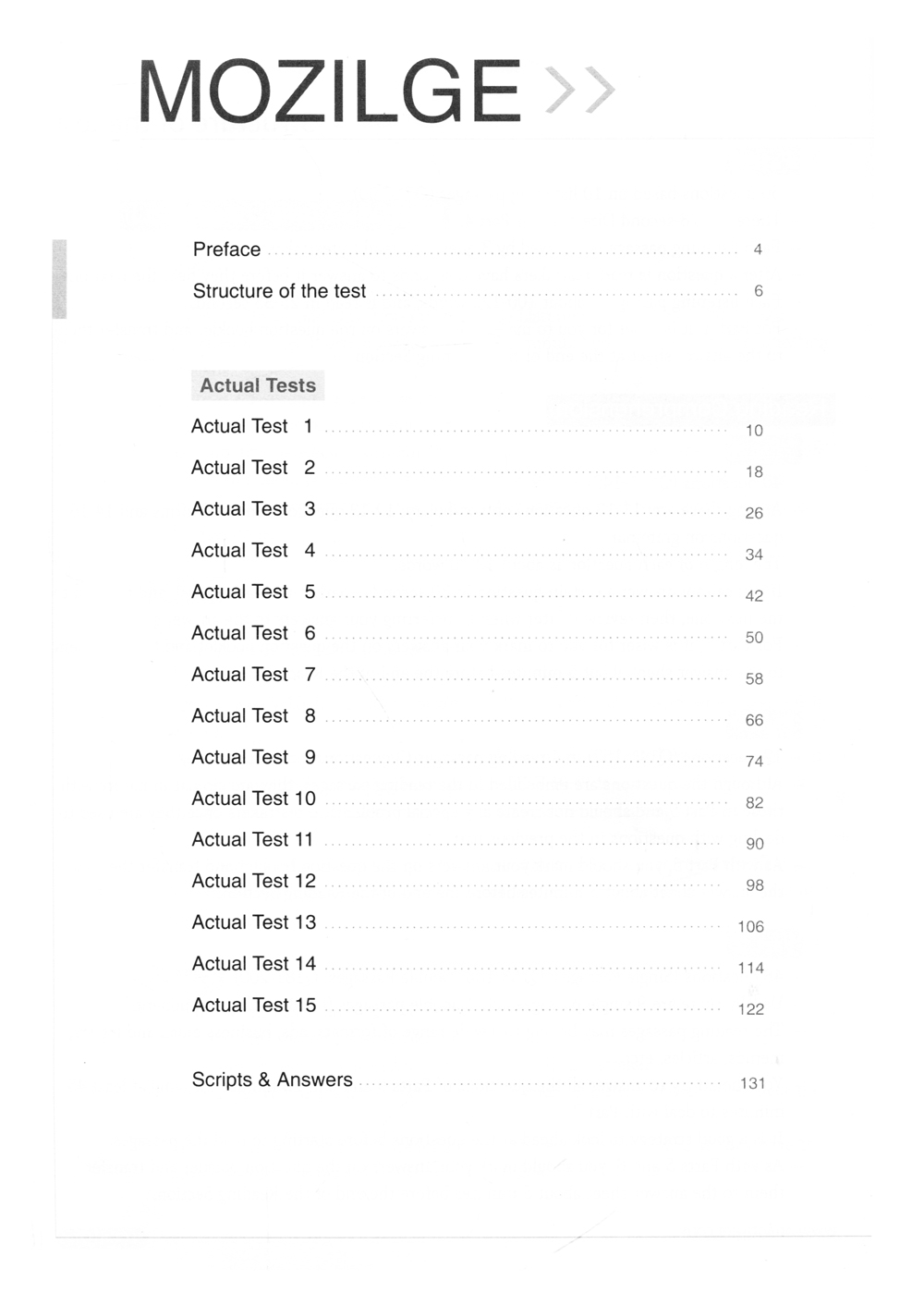 bộ new toeic actual test part 3,4 (kèm cd)