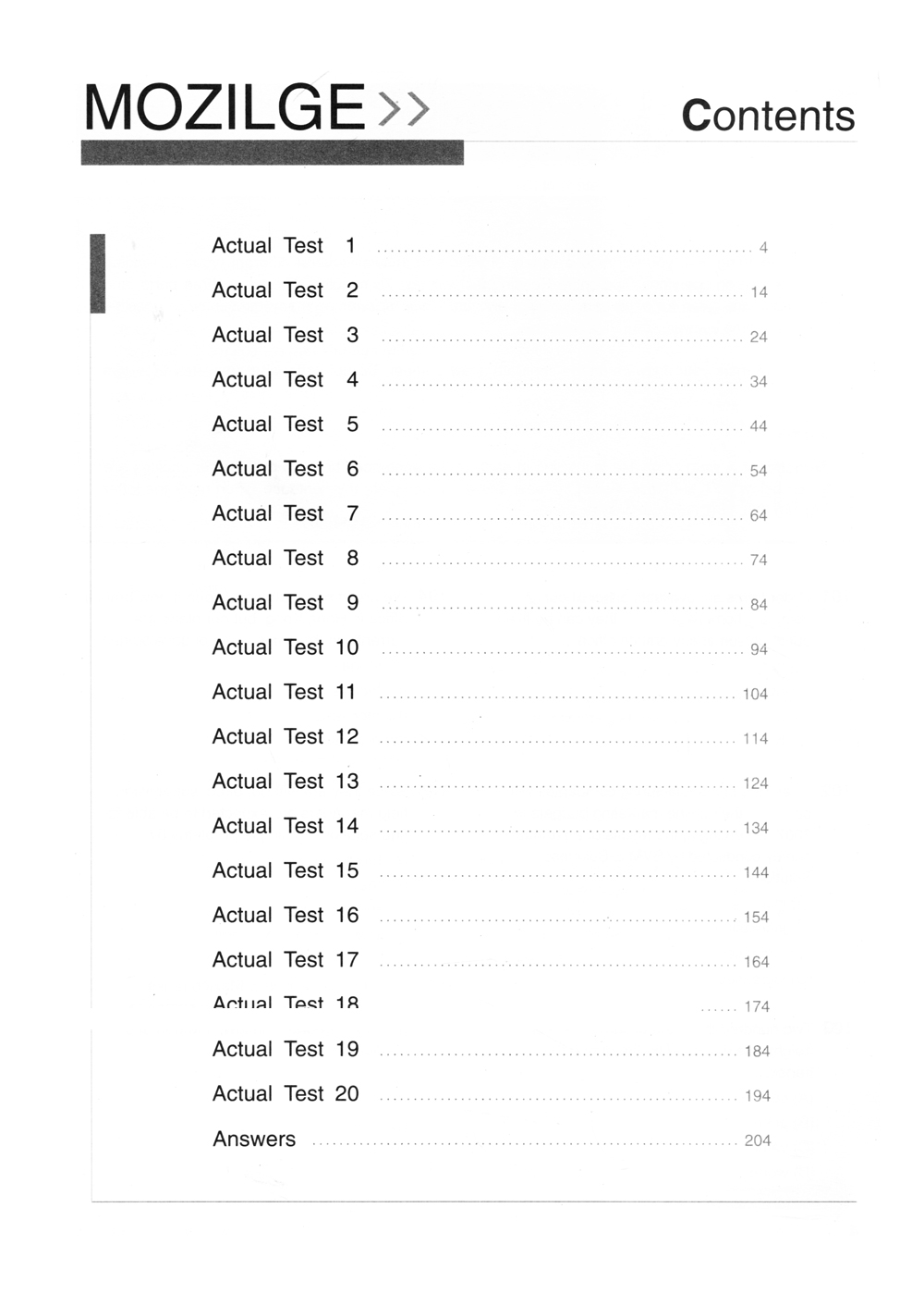bộ new toeic actual test part 5,6 (không cd)