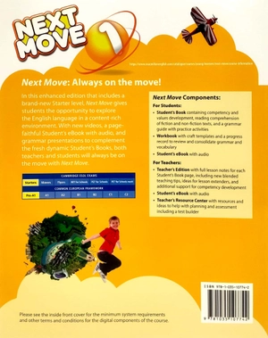 bộ next move level 1 student book + ebook pack