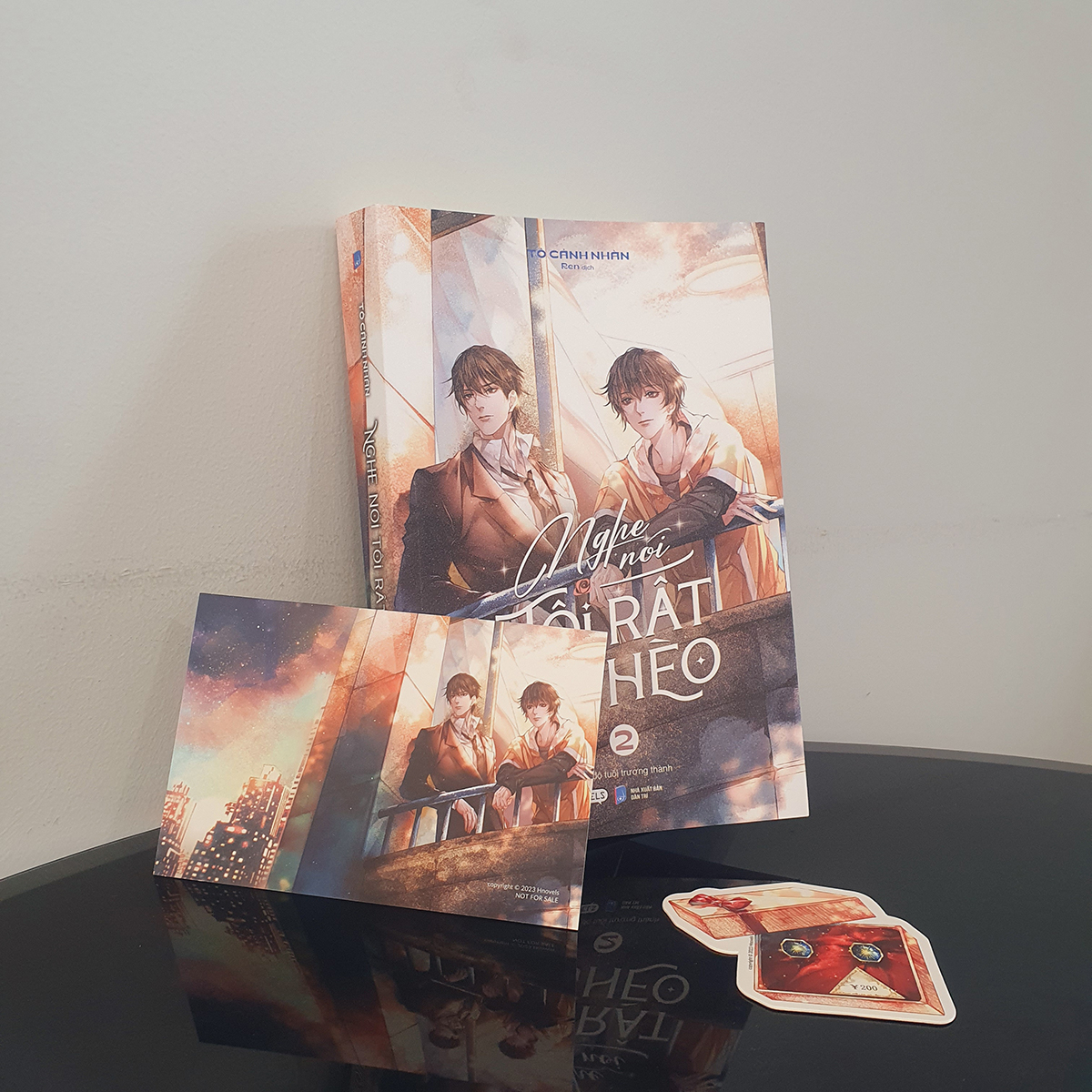 bộ nghe nói tôi rất nghèo - tập 2 - tặng kèm bookmark bo viền + postcard 2 mặt