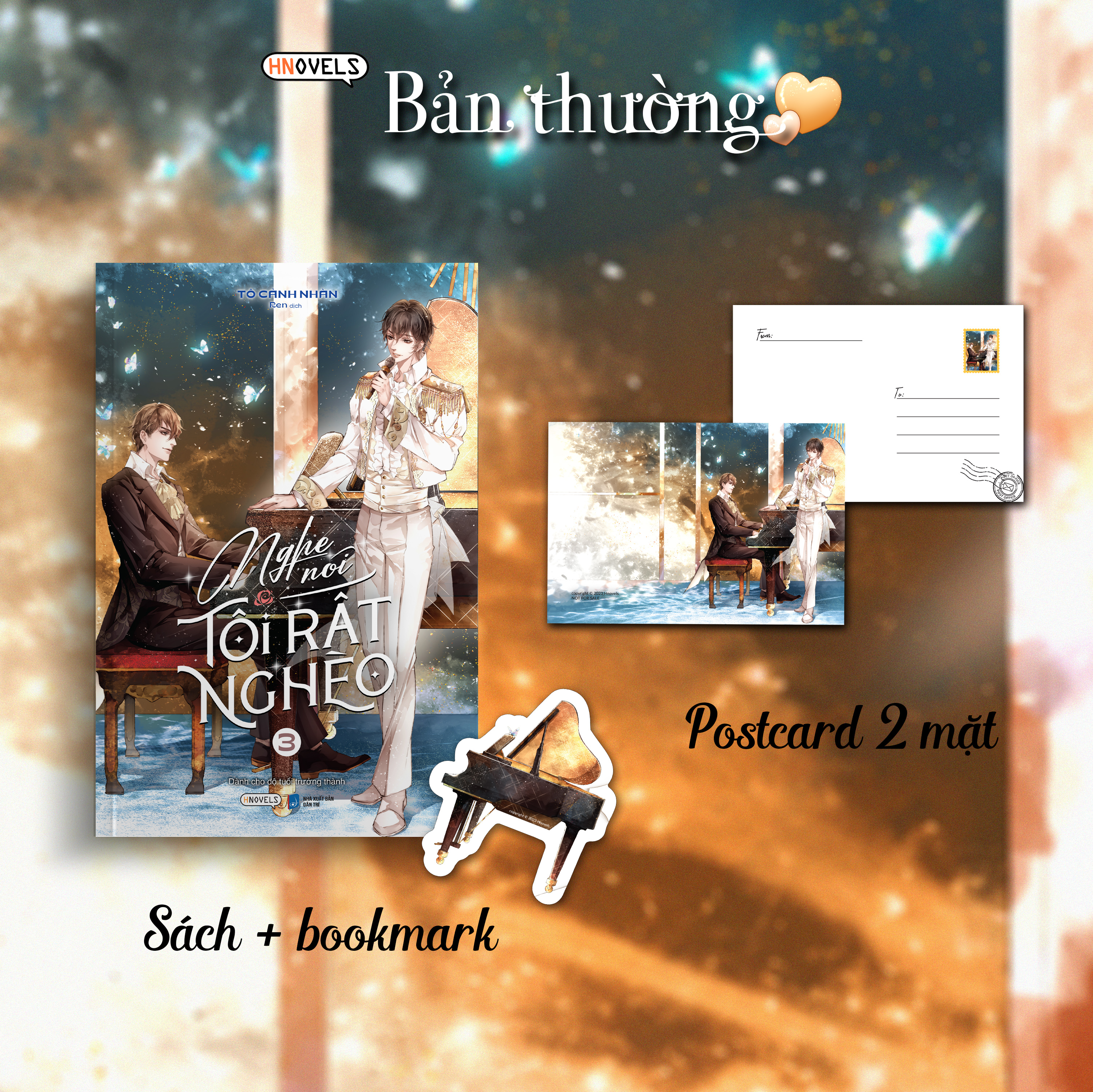 bộ nghe nói tôi rất nghèo - tập 3 - tặng kèm bookmark bo viền + postcard 2 mặt