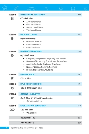 bộ nghiền ngữ pháp tiếng anh hình que - tập 2: nâng cao