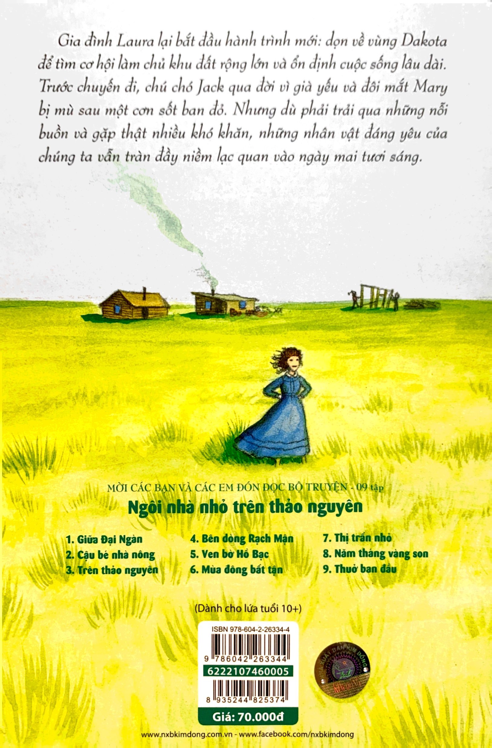 bộ ngôi nhà nhỏ trên thảo nguyên - tập 5 - ven bờ hồ bạc (tái bản 2019)