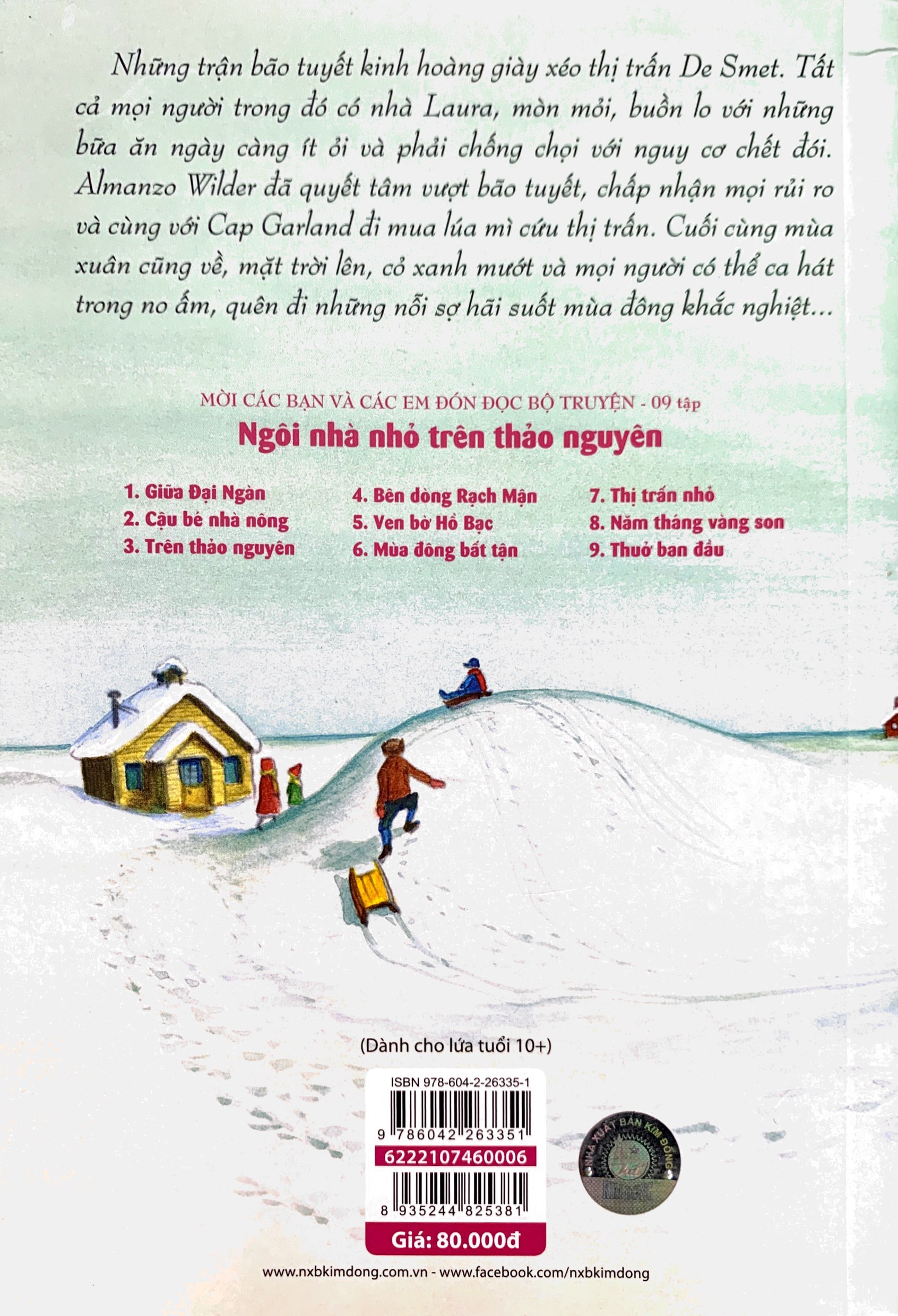 bộ ngôi nhà nhỏ trên thảo nguyên - tập 6 - mùa đông bất tận (tái bản 2019)