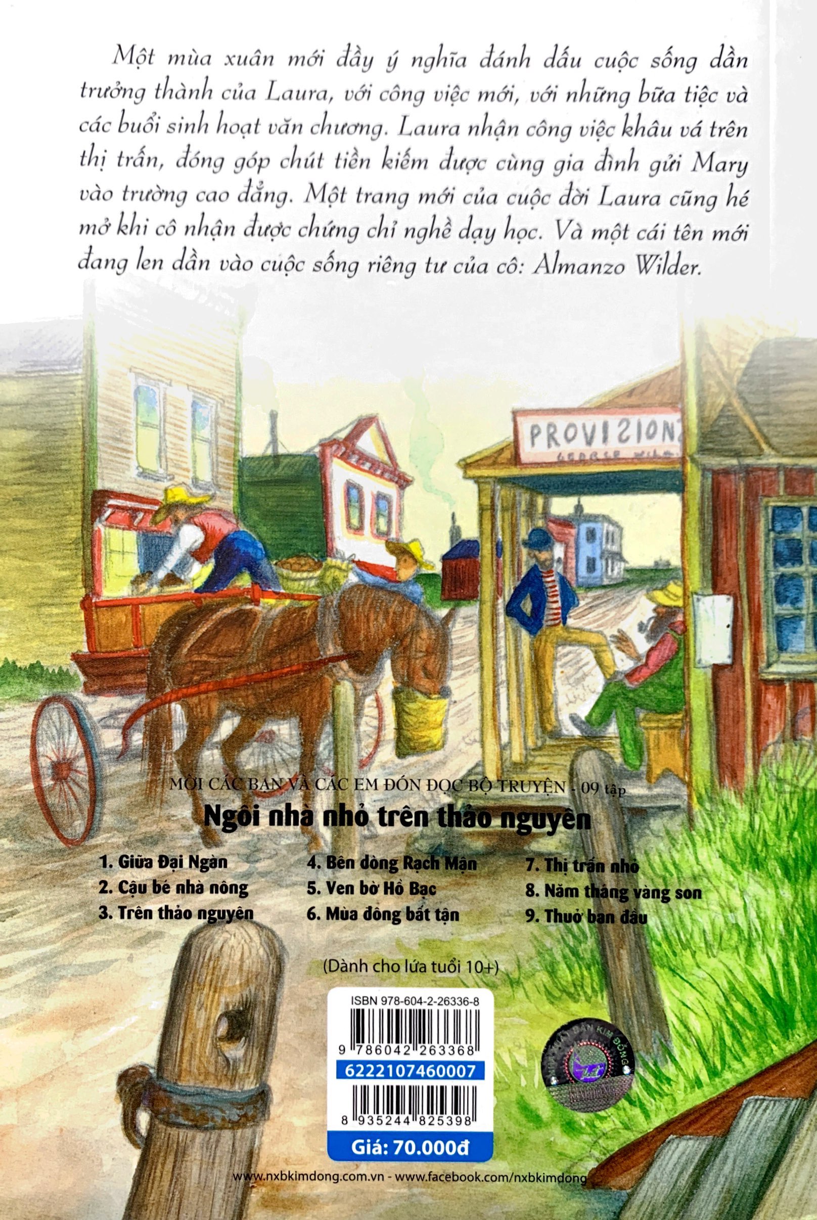 bộ ngôi nhà nhỏ trên thảo nguyên - tập 7 - thị trấn nhỏ (tái bản 2019)