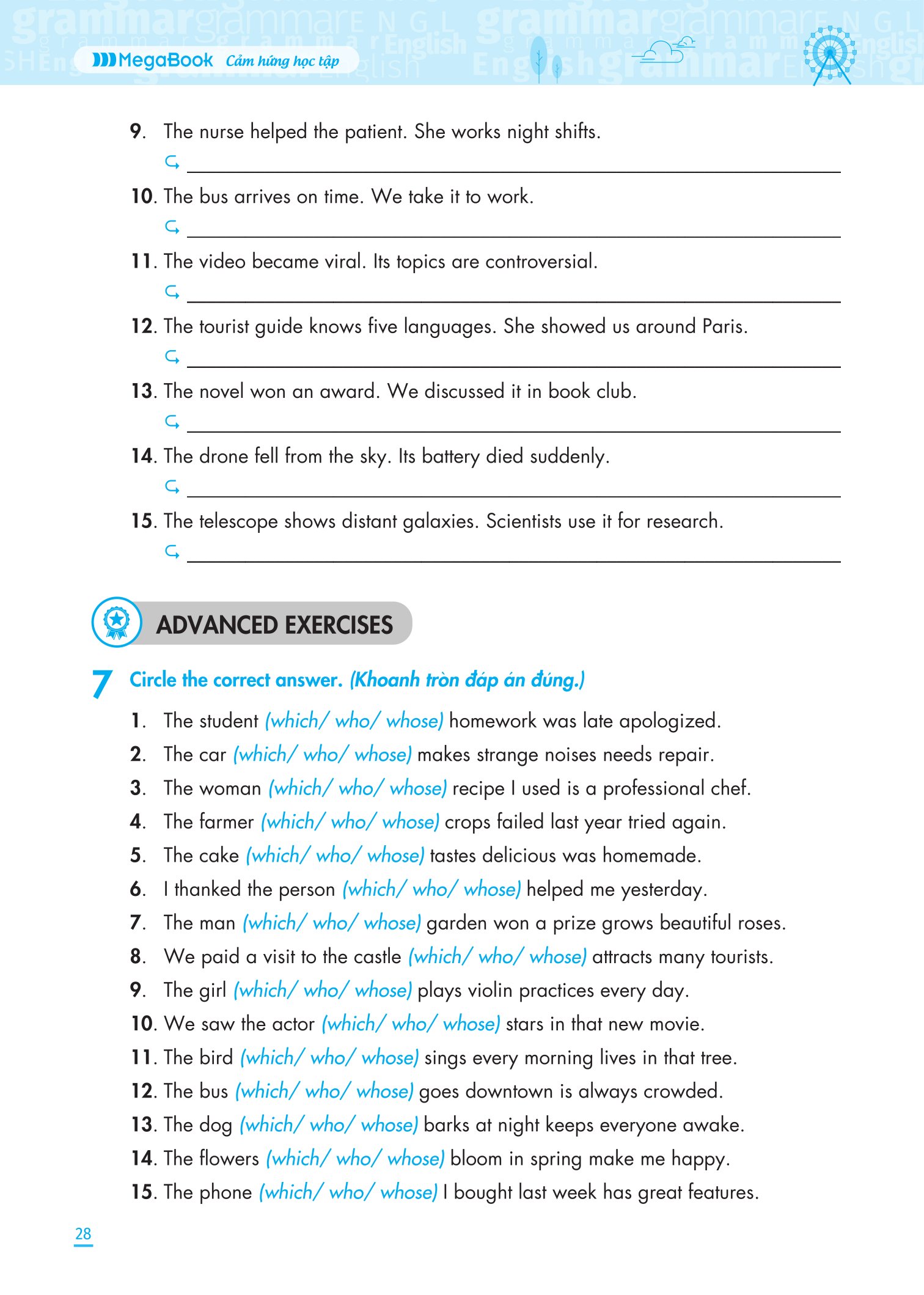 Bộ
						
										
										Ngữ Pháp Tiếng Anh Nâng Cao 9 - Tập 2