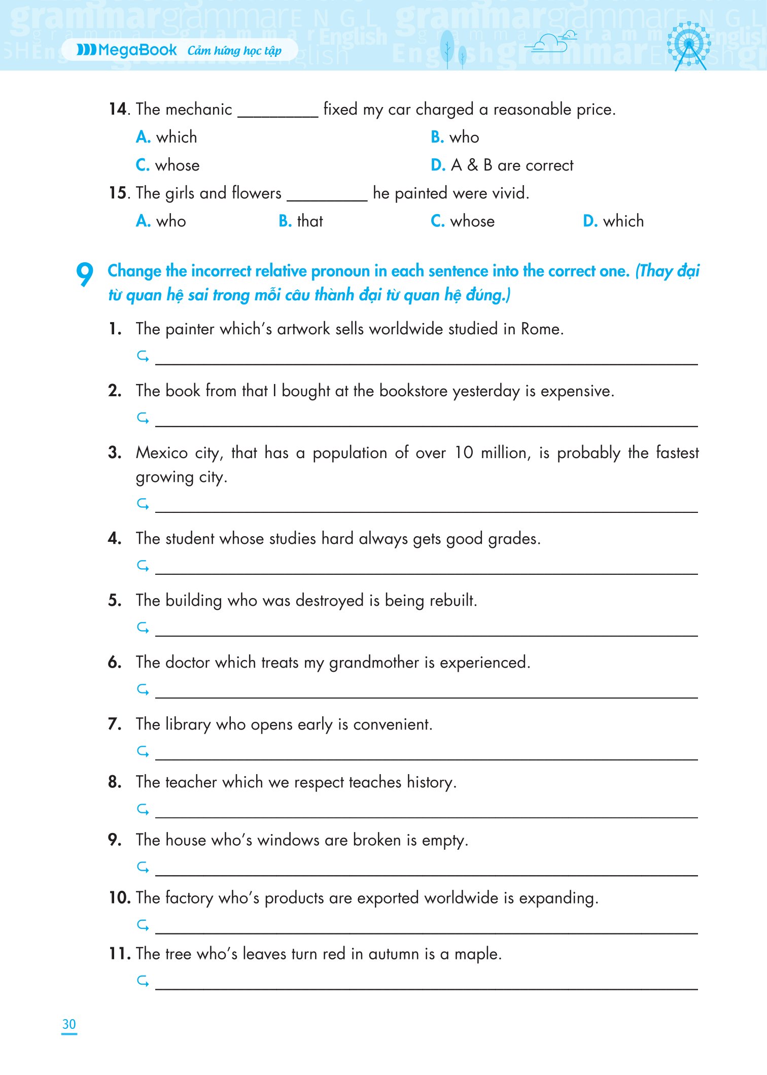 Bộ
						
										
										Ngữ Pháp Tiếng Anh Nâng Cao 9 - Tập 2