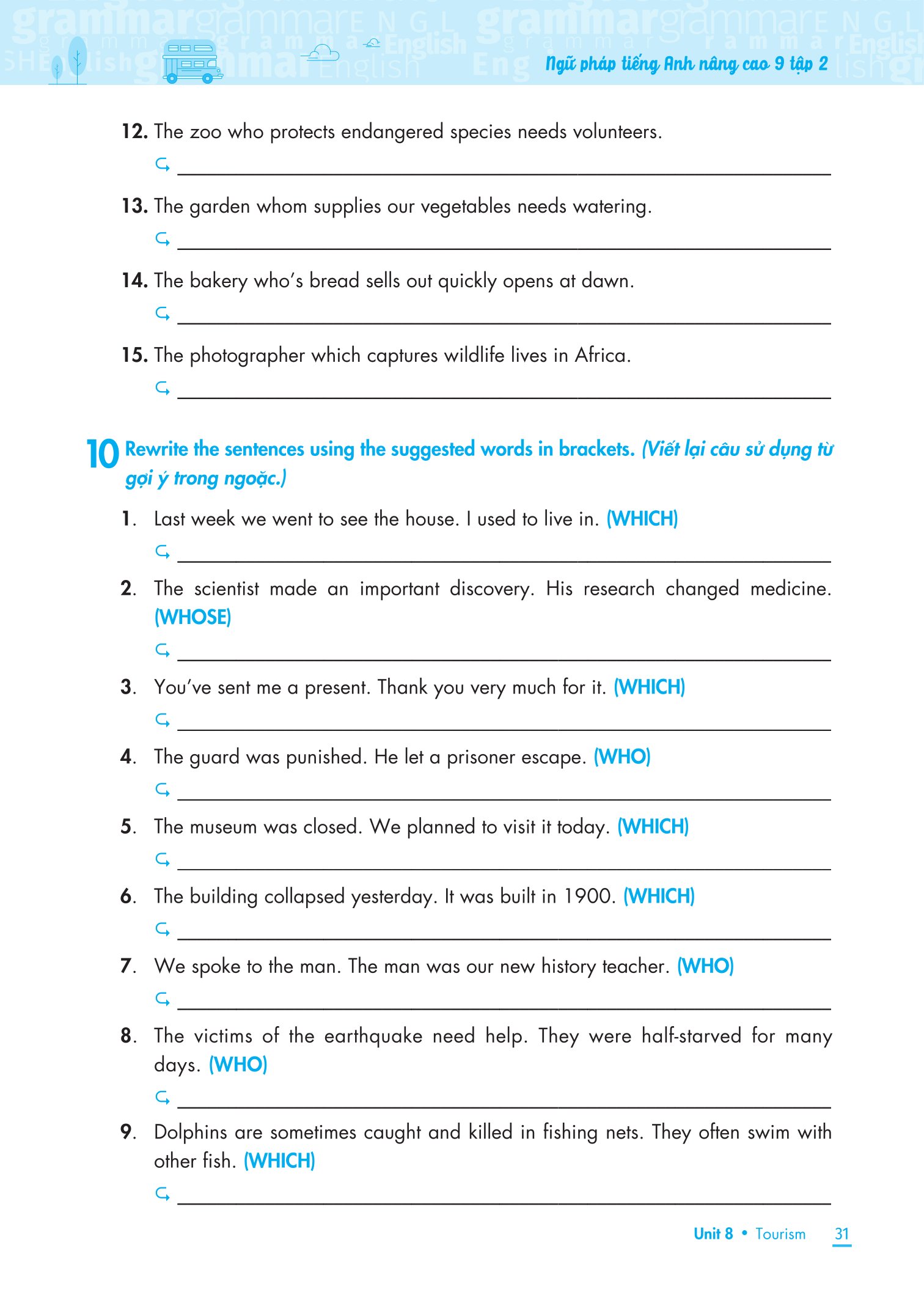 Bộ
						
										
										Ngữ Pháp Tiếng Anh Nâng Cao 9 - Tập 2