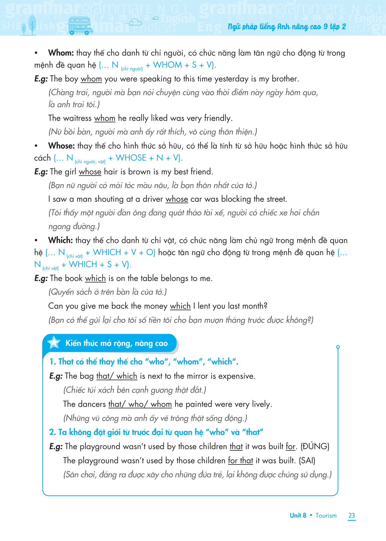 Bộ
						
										
										Ngữ Pháp Tiếng Anh Nâng Cao 9 - Tập 2