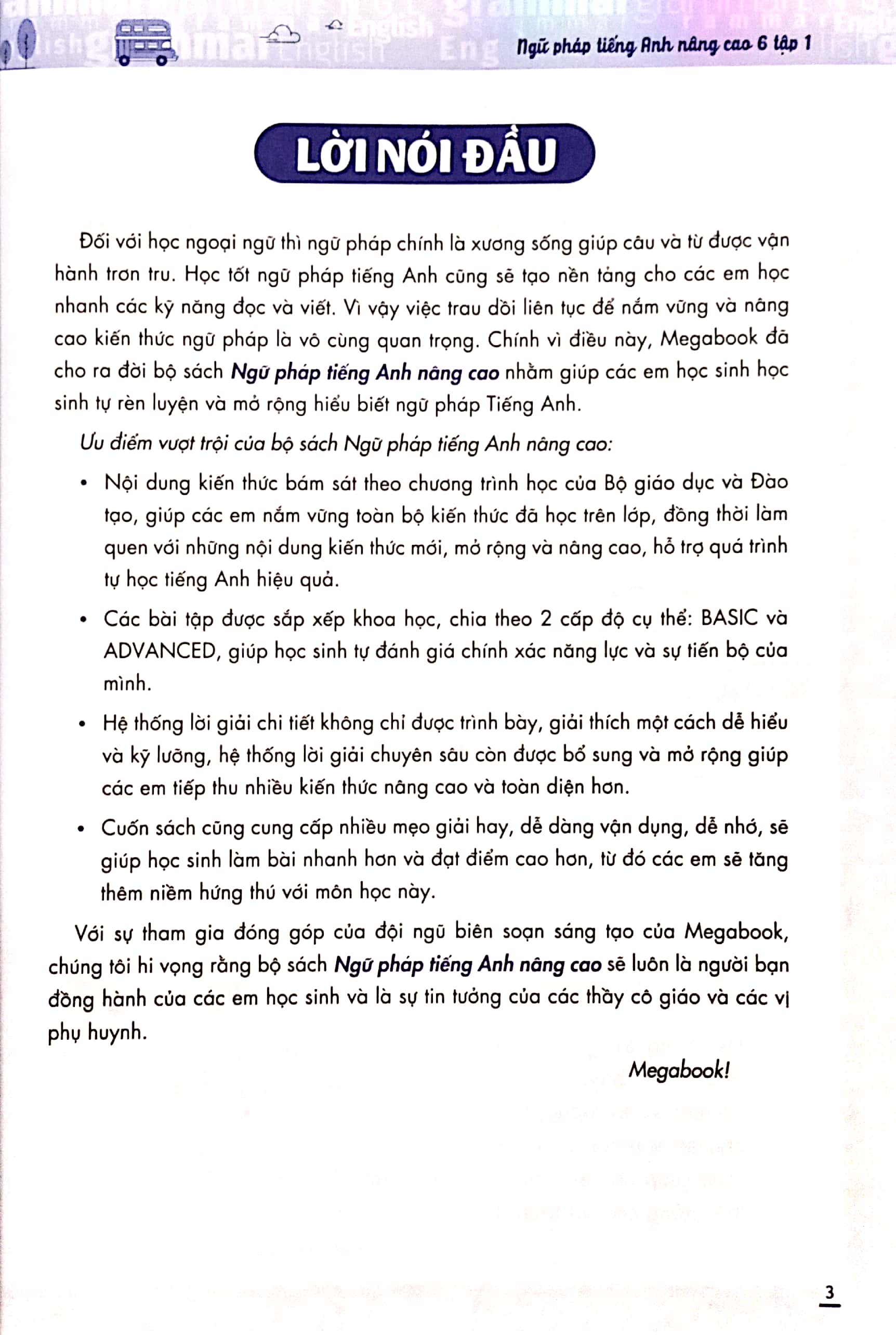 bộ ngữ pháp tiếng anh nâng cao lớp 6 - tập 1