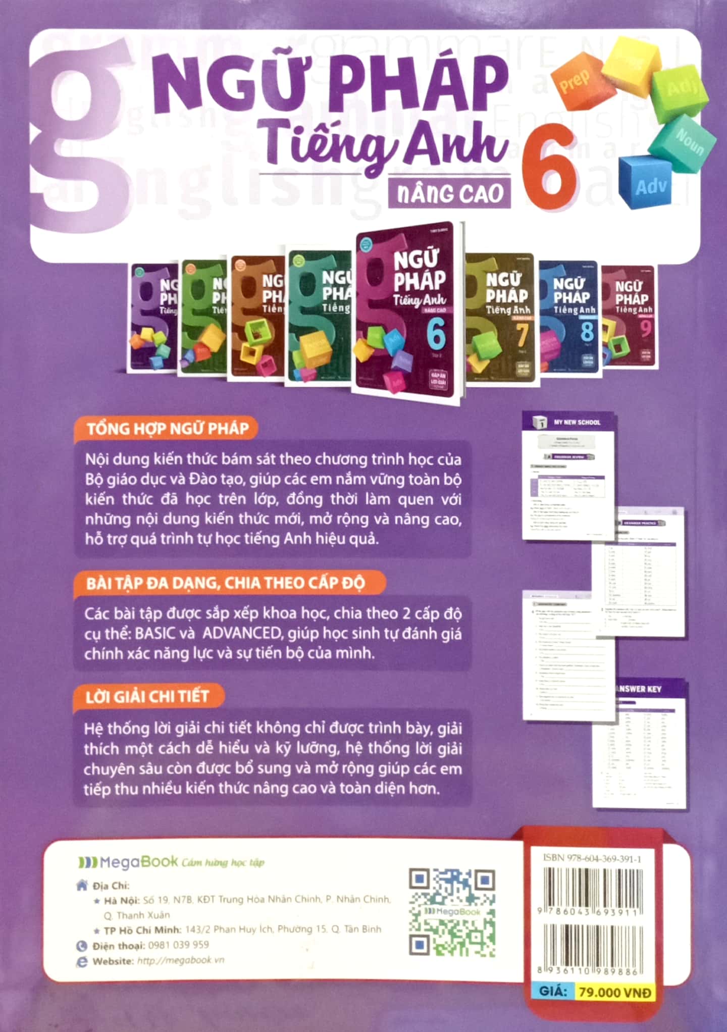 bộ ngữ pháp tiếng anh nâng cao lớp 6 - tập 1