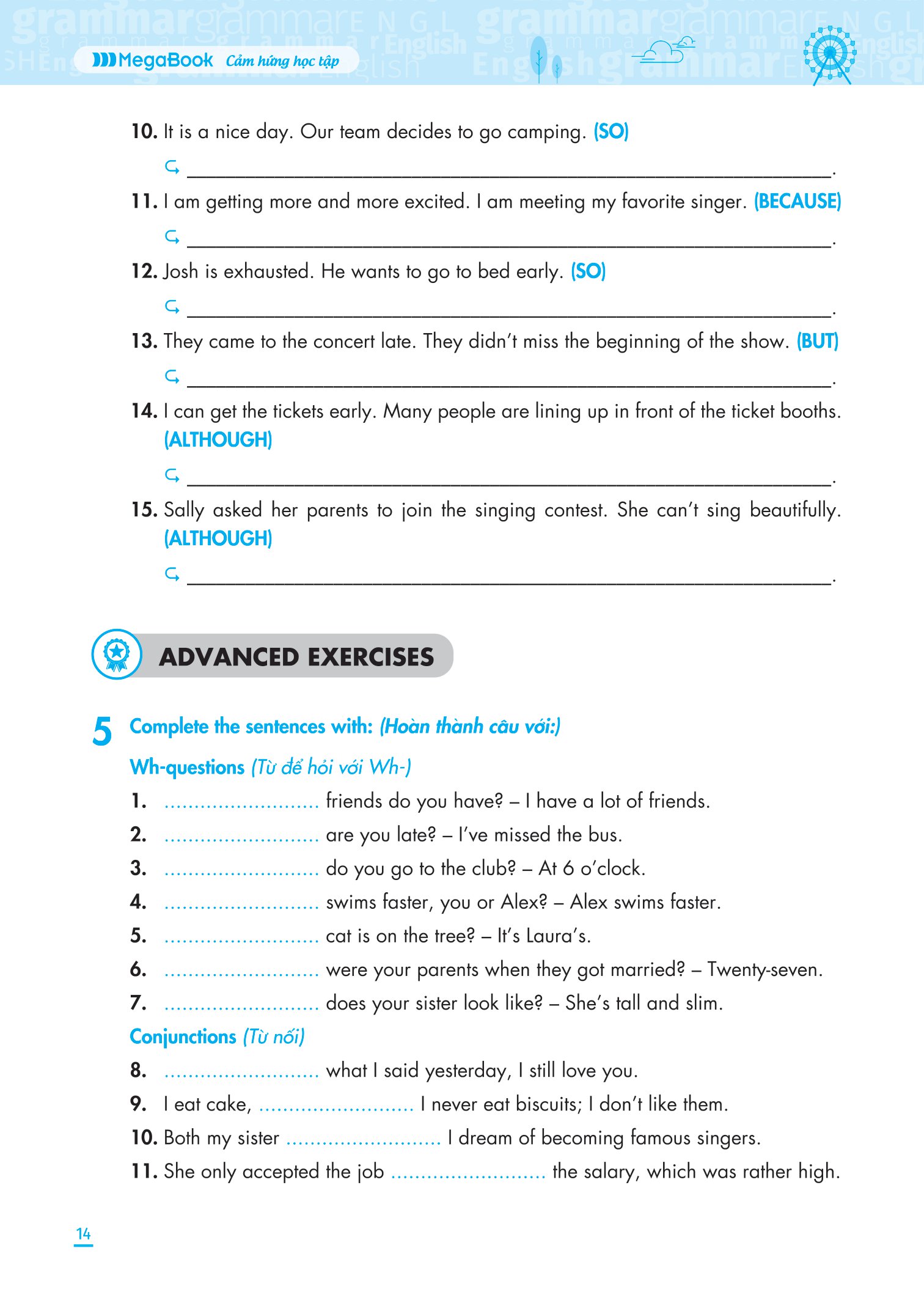 bộ ngữ pháp tiếng anh nâng cao lớp 6 - tập 2