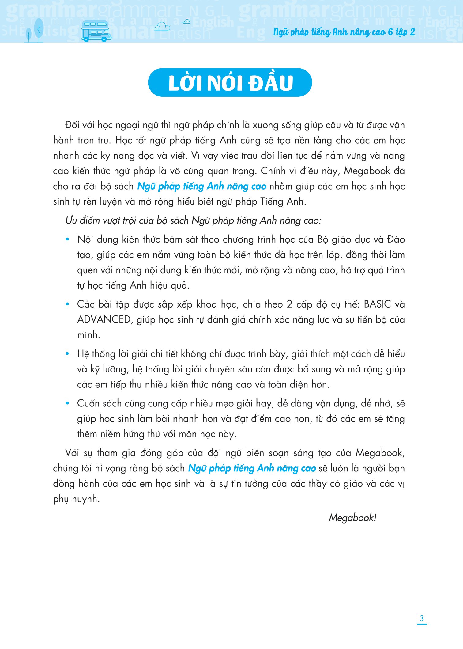 bộ ngữ pháp tiếng anh nâng cao lớp 6 - tập 2