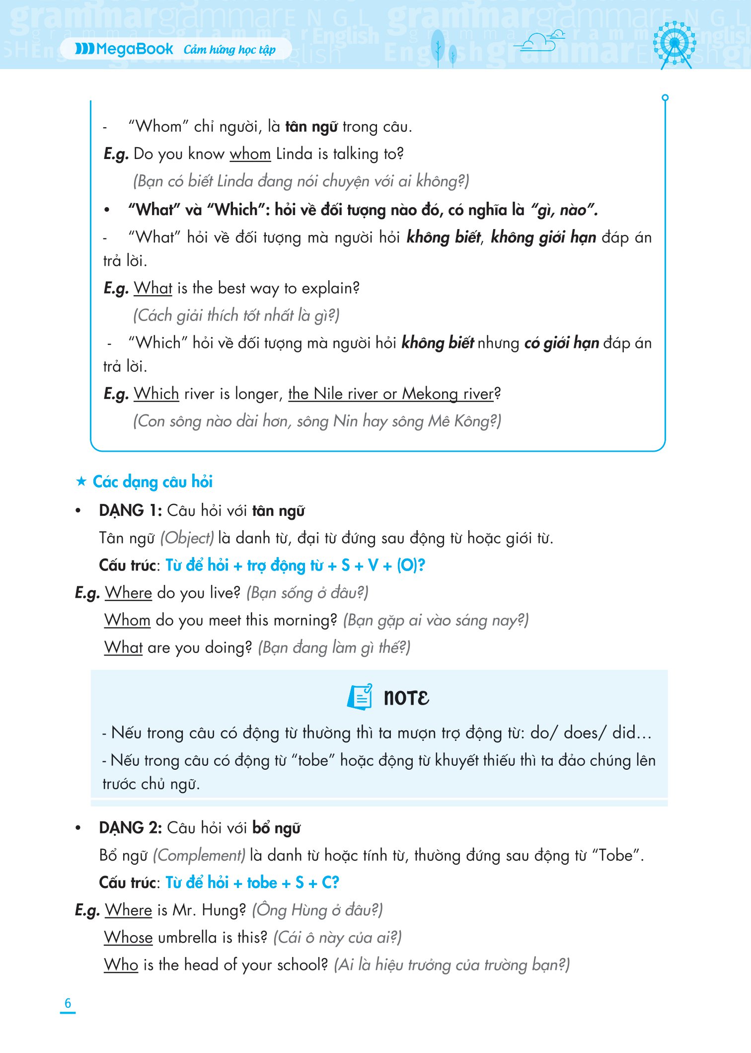 bộ ngữ pháp tiếng anh nâng cao lớp 6 - tập 2