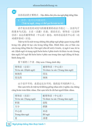 bộ ngữ pháp tiếng hán thực hành - tập 1 - trình độ sơ cấp-trung cấp (tái bản 2023)