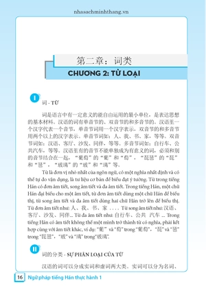 bộ ngữ pháp tiếng hán thực hành - tập 1 - trình độ sơ cấp-trung cấp (tái bản 2023)
