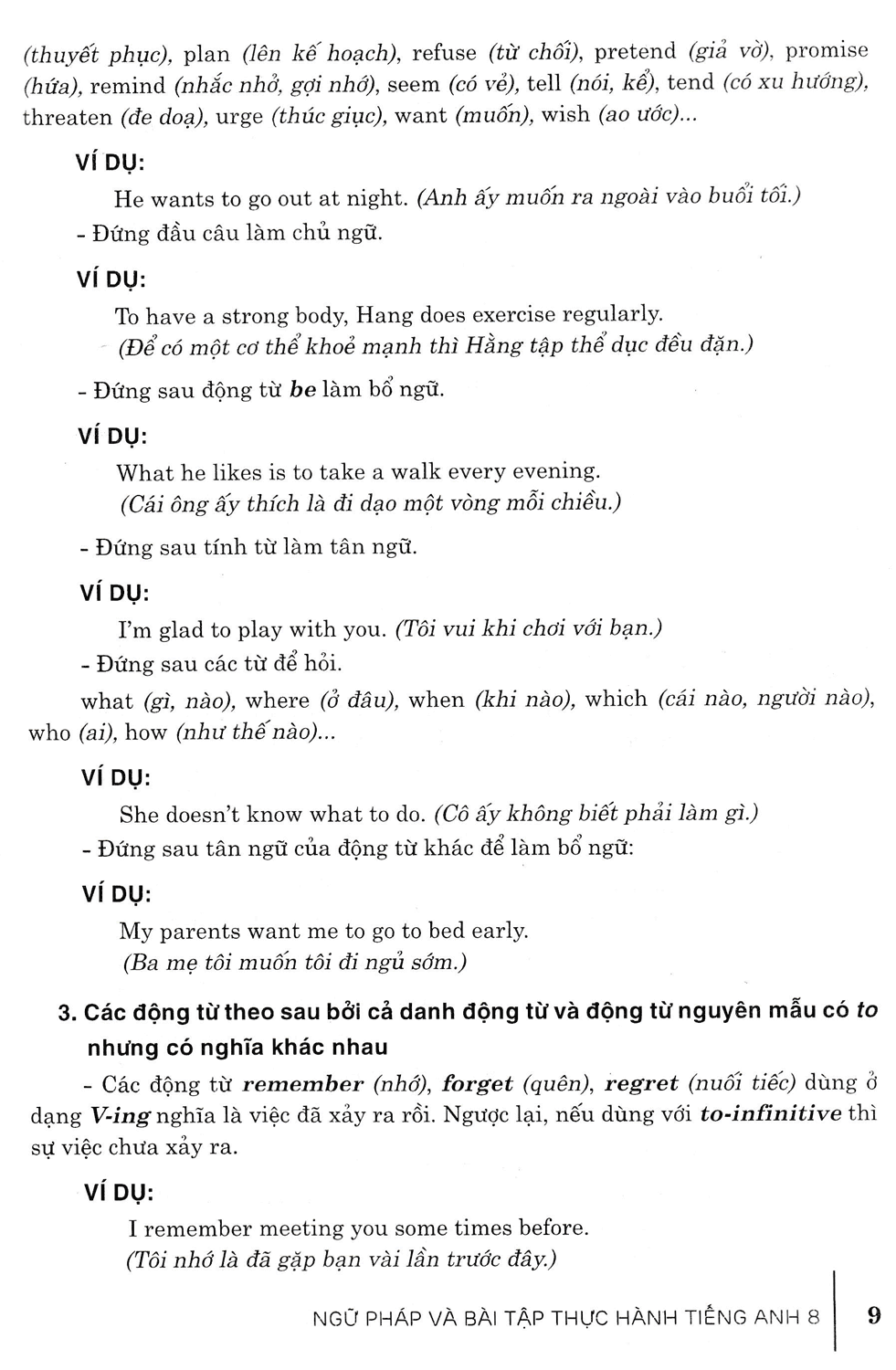 bộ ngữ pháp và bài tập thực hành anh 8 (bám sát sgk global success - kết nối tri thức với cuộc sống)