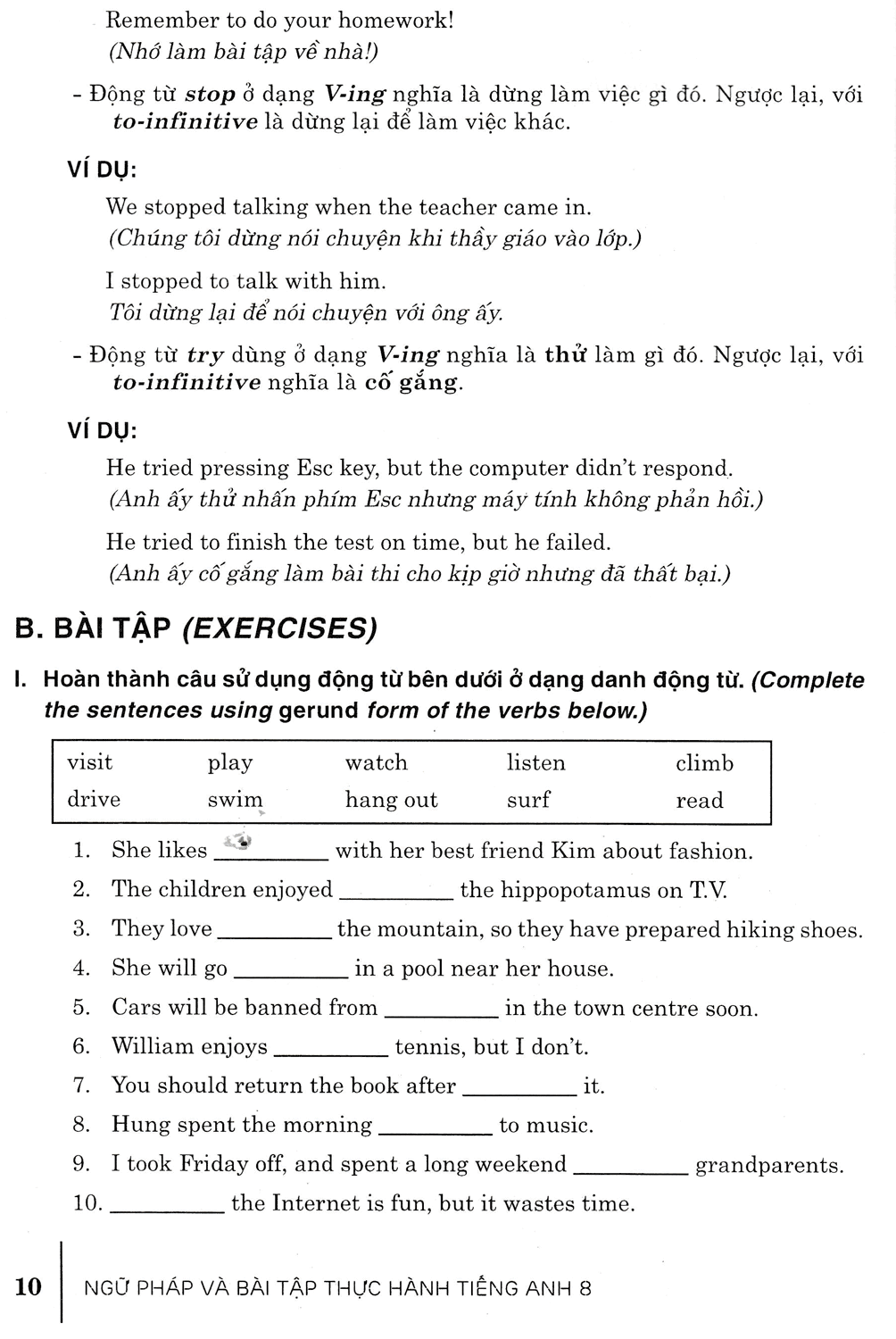 bộ ngữ pháp và bài tập thực hành anh 8 (bám sát sgk global success - kết nối tri thức với cuộc sống)