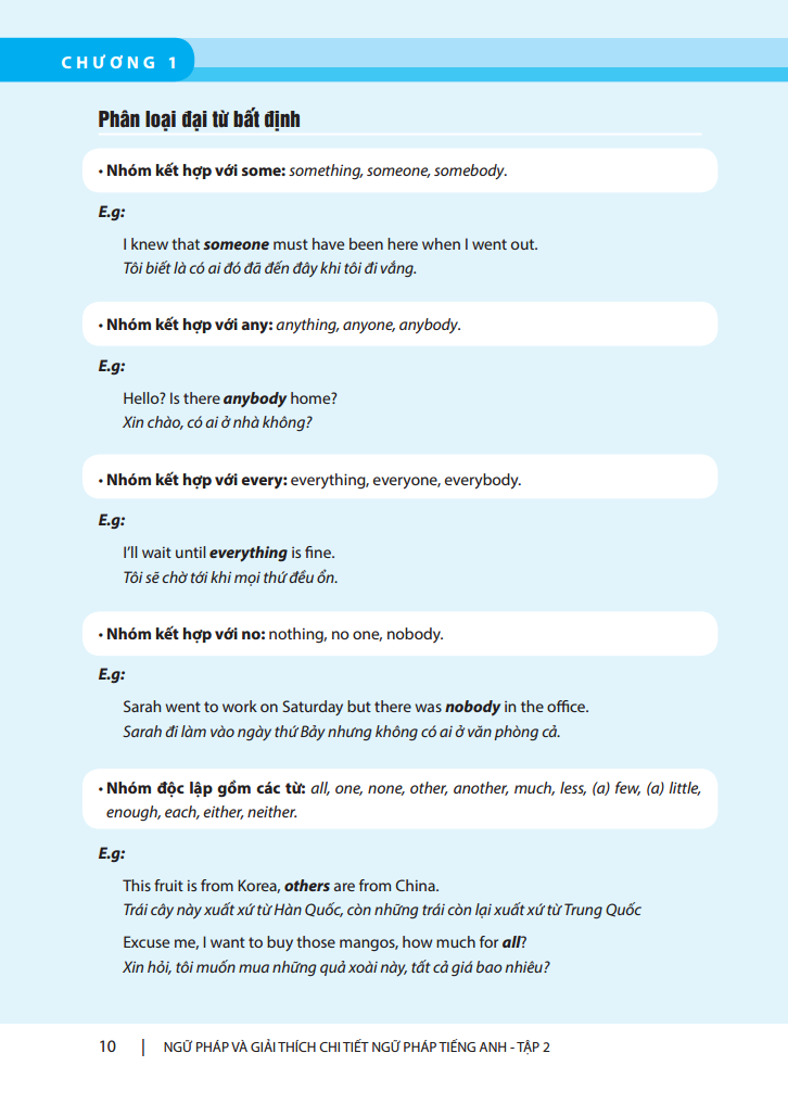 bộ ngữ pháp và giải thích chi tiết ngữ pháp tiếng anh - cơ bản và nâng cao - tập 2 (tái bản 2023)