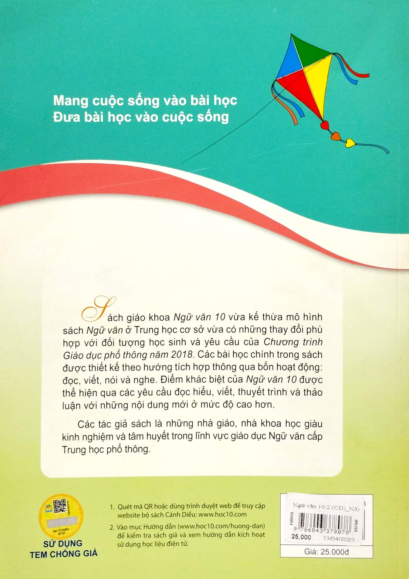 Bo
						
										
										Ngu Van 10 - Tap 2 (Canh Dieu) (Chuan)