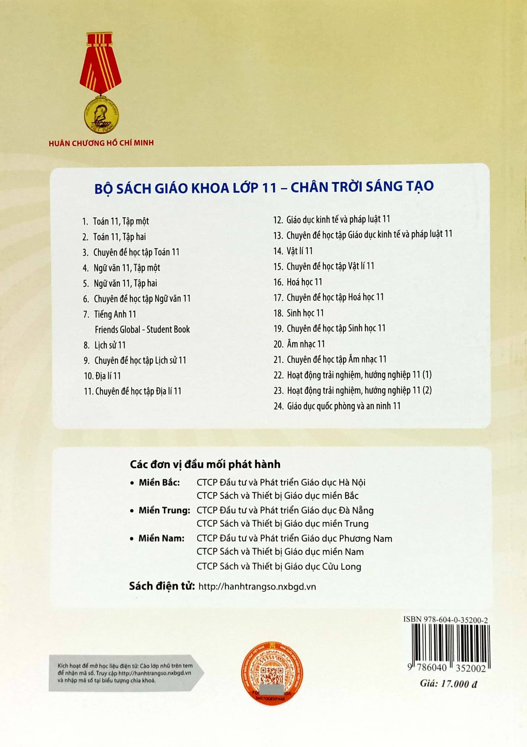 Bo
						
										
										Ngu Van 11 - Tap 2 (Chan Troi Sang Tao) (Chuan)