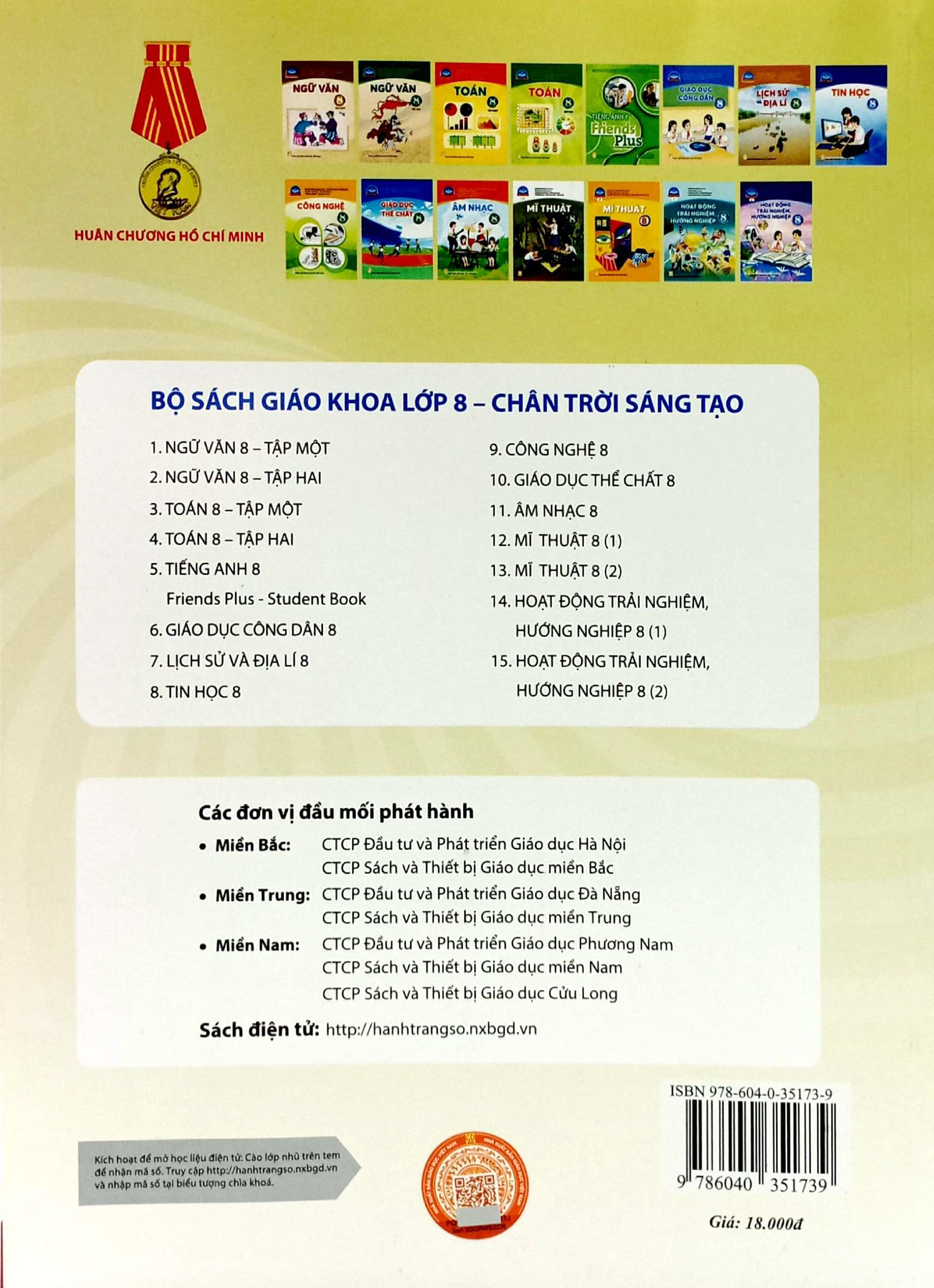 bộ ngữ văn 8 - tập 2 (chân trời sáng tạo) (chuẩn)