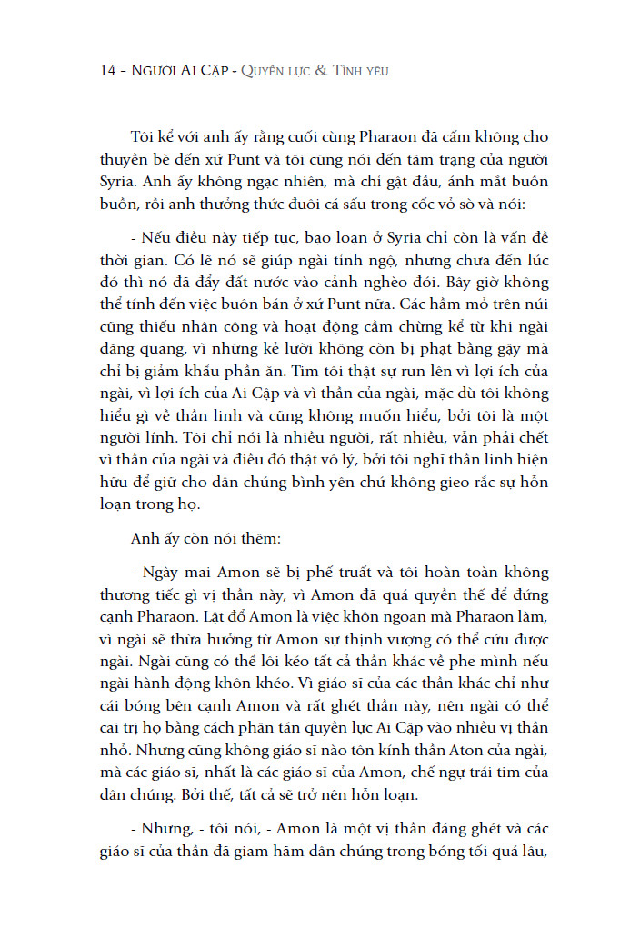 bộ người ai cập - quyền lực và tình yêu - tập 2