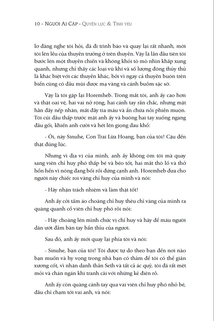 bộ người ai cập - quyền lực và tình yêu - tập 2