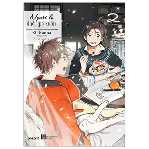 bộ người lạ dưới gió xuân - tập 2 - tặng kèm 1 bookmark + 1 postcard + bộ 6 card bo góc cán màng ánh trai + 1 sticker