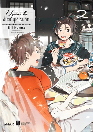 bộ người lạ dưới gió xuân - tập 2 - tặng kèm 1 bookmark + 1 postcard + bộ 6 card bo góc cán màng ánh trai + 1 sticker