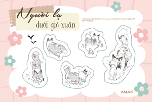 bộ người lạ dưới gió xuân - tập 2 - tặng kèm 1 bookmark + 1 postcard + bộ 6 card bo góc cán màng ánh trai + 1 sticker