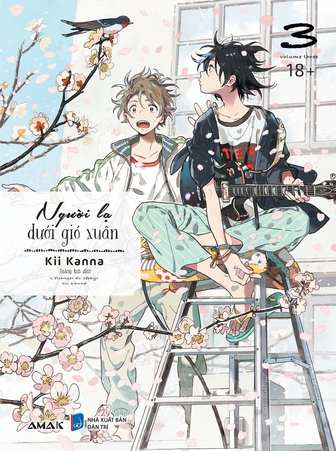 bộ người lạ dưới gió xuân - tập 3 - tặng kèm 1 bookmark + 1 postcard + bộ 6 card bo góc cán màng ánh trai + 1 sticker + 1 poster a3